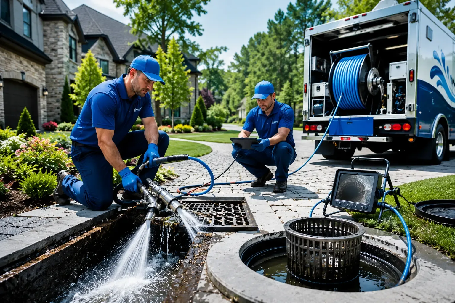 Local outdoor drain cleaning professionals in Fombell, PA