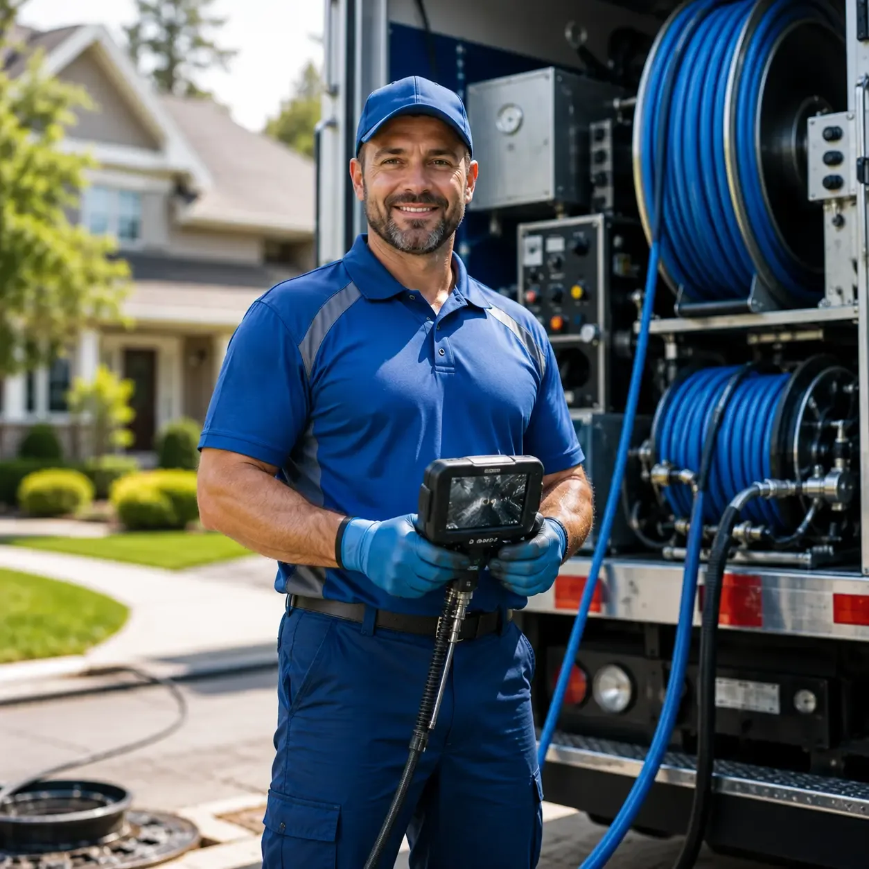 Local outdoor drain cleaning specialists in Fombell, PA